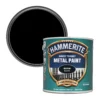 Hammerite Black Satinwood Metal Paint, 2.5L