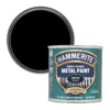 Hammerite Black Satinwood Metal Paint, 250ml