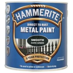 Hammerite Dark Green Gloss Metal Paint, 750ml -Home Paint Store hammerite dark green gloss metal paint 750ml5011867009346 08c bq