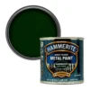 Hammerite Dark Green Hammered Effect Metal Paint, 250ml