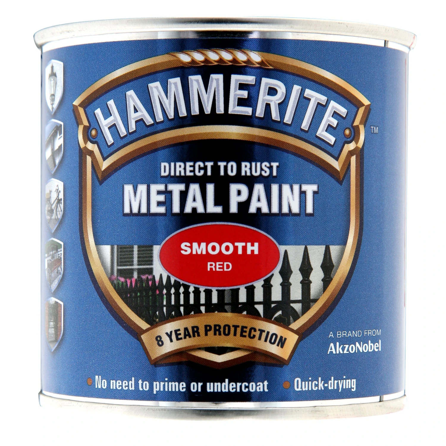 Hammerite Red Gloss Exterior Metal paint, 250ml Hammerite Red Gloss Exterior Metal Paint, 250ml -Home Paint Store hammerite red gloss exterior metal paint 250ml5011867221014 08c bq