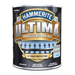 Hammerite Ultima Light Grey Mid Sheen Garden Metal Paint, 750ml Tin 3 Hammerite Ultima Light Grey Mid Sheen Garden Metal Paint, 750ml Tin -Home Paint Store hammerite ultima light grey mid sheen garden metal paint 750ml tin5010212651896 08c bq