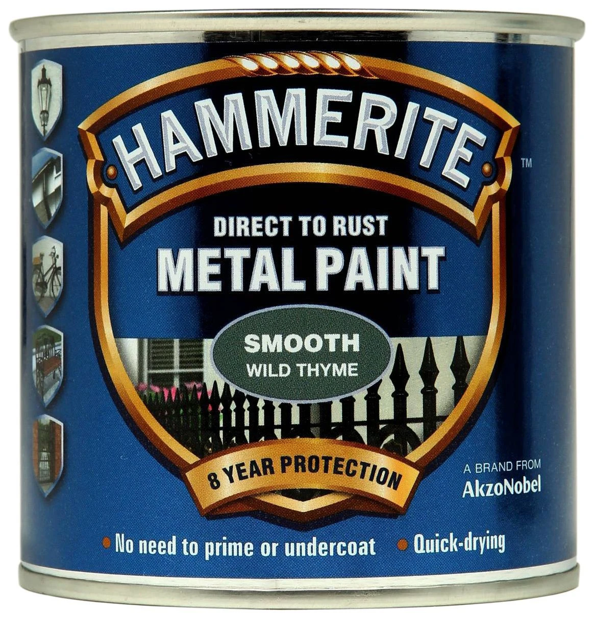 Hammerite Wild thyme Gloss Exterior Metal paint, 250ml Hammerite Wild Thyme Gloss Exterior Metal Paint, 250ml -Home Paint Store hammerite wild thyme gloss exterior metal paint 250ml5010212562192 08c bq