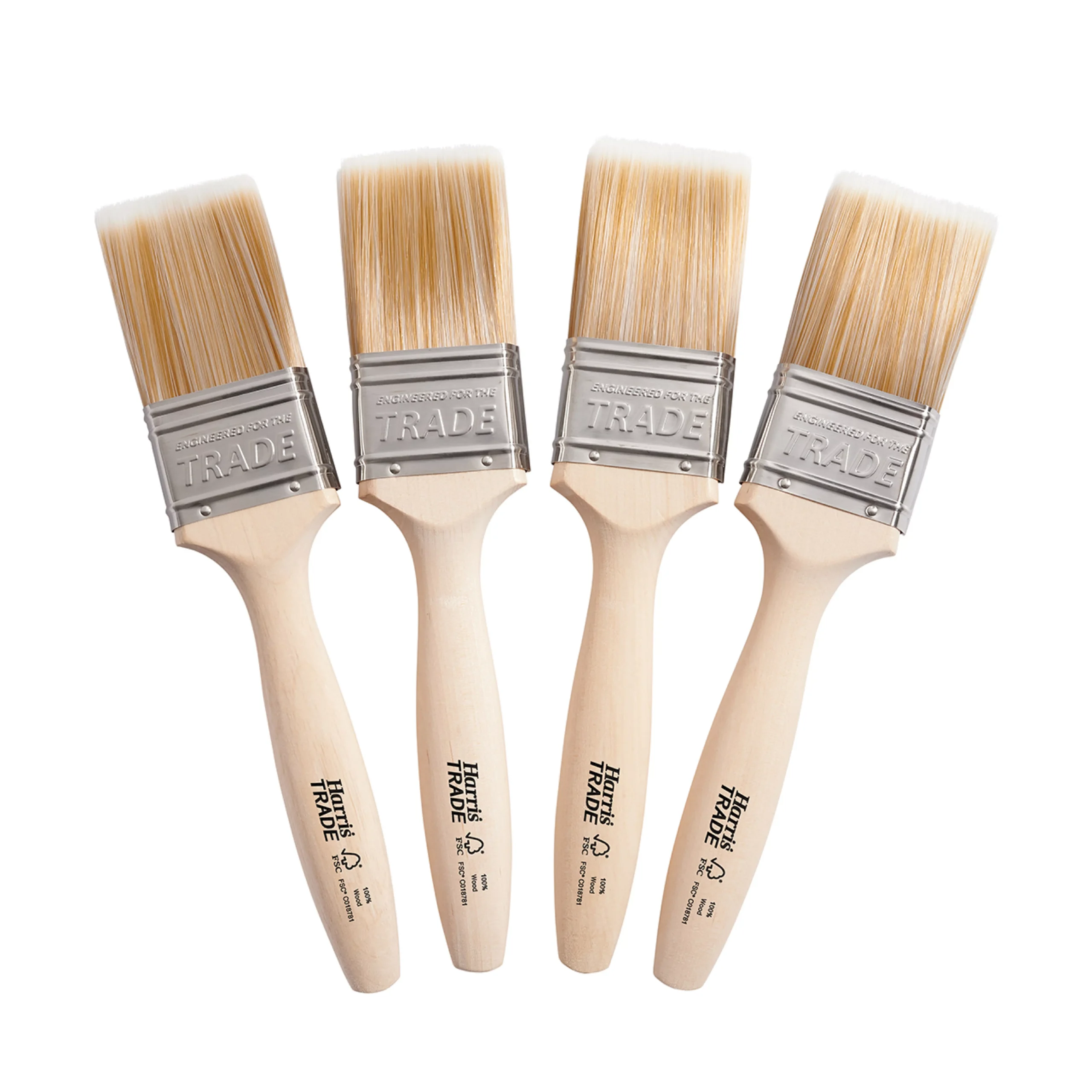 Harris Trade Emulsion & Gloss Fine tip Paint brush, Pack of 4 Harris Trade Emulsion & Gloss Fine Tip Paint Brush, Pack Of 4 -Home Paint Store harris trade emulsion gloss fine tip paint brush pack of 45000253349425 01c bq scaled
