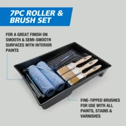 Harris Trade Micropoly Roller Set, 7 Pieces 2 Harris Trade Micropoly Roller Set, 7 Pieces -Home Paint Store harris trade micropoly roller set 7 pieces5000253011414 03c bq