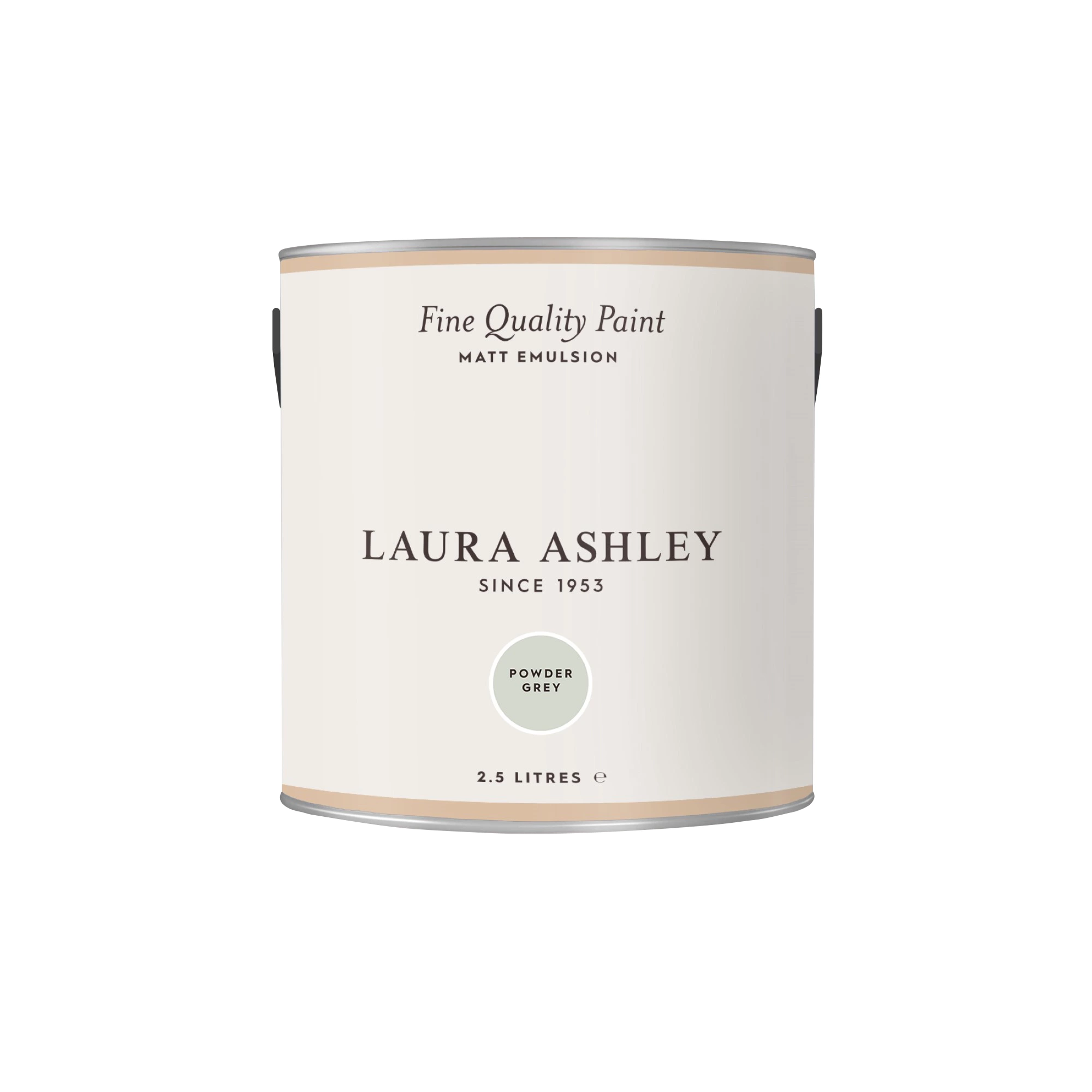 Laura Ashley Powder Grey Matt Emulsion paint, 2.5L Laura Ashley Powder Grey Matt Emulsion Paint, 2.5L -Home Paint Store laura ashley powder grey matt emulsion paint 2 5l5011583472295 08c bq