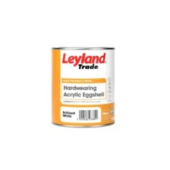 Leyland Trade Brilliant White Eggshell Emulsion Paint, 750ml