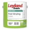 Leyland Trade Fast Dry White Satinwood Metal & Wood Paint, 2.5L