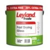 Leyland Trade Fast Drying Brilliant White Gloss Metal & Wood Paint, 3L