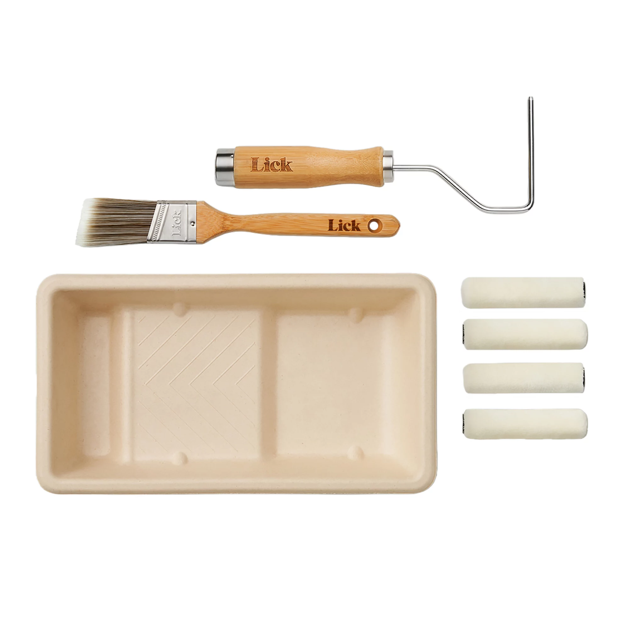Lick 4" Medium pile Decorating set, 7 pieces Lick 4" Medium Pile Decorating Set, 7 Pieces -Home Paint Store lick 4 medium pile decorating set 7 pieces5061010030406 01c bq
