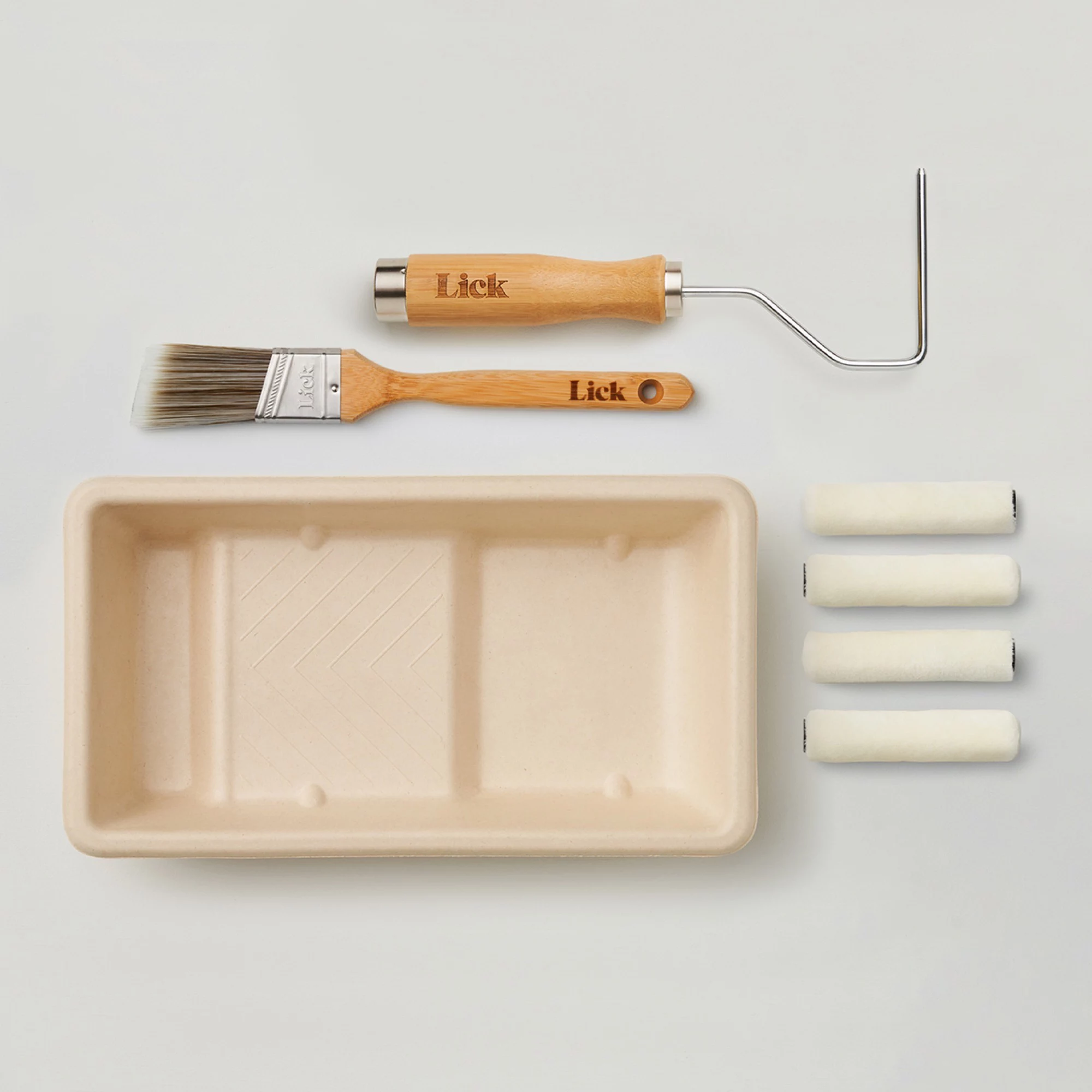 Lick 4" Medium pile Decorating set, 7 pieces Lick 4" Medium Pile Decorating Set, 7 Pieces -Home Paint Store lick 4 medium pile decorating set 7 pieces5061010030406 02i bq