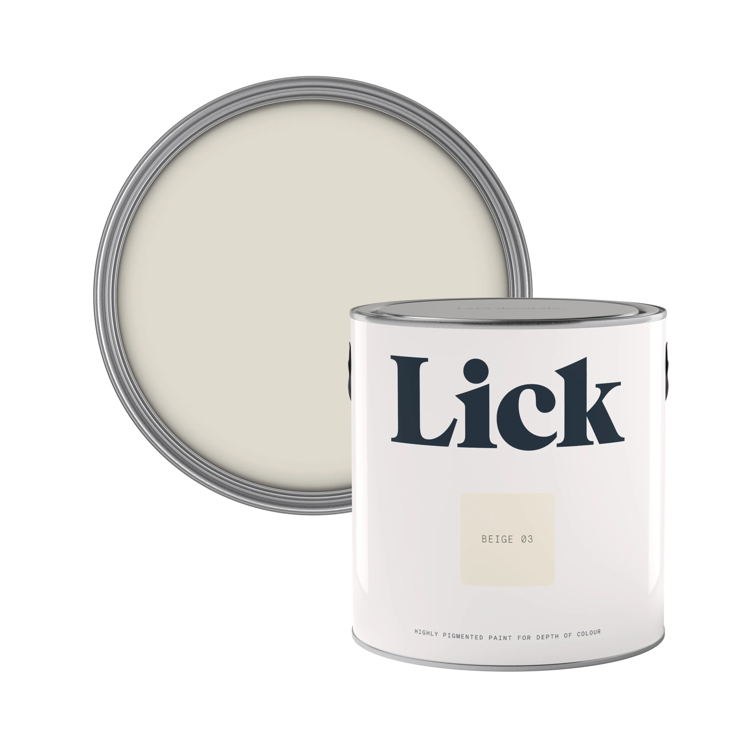 Lick Beige 03 Matt Emulsion Paint, 2.5L