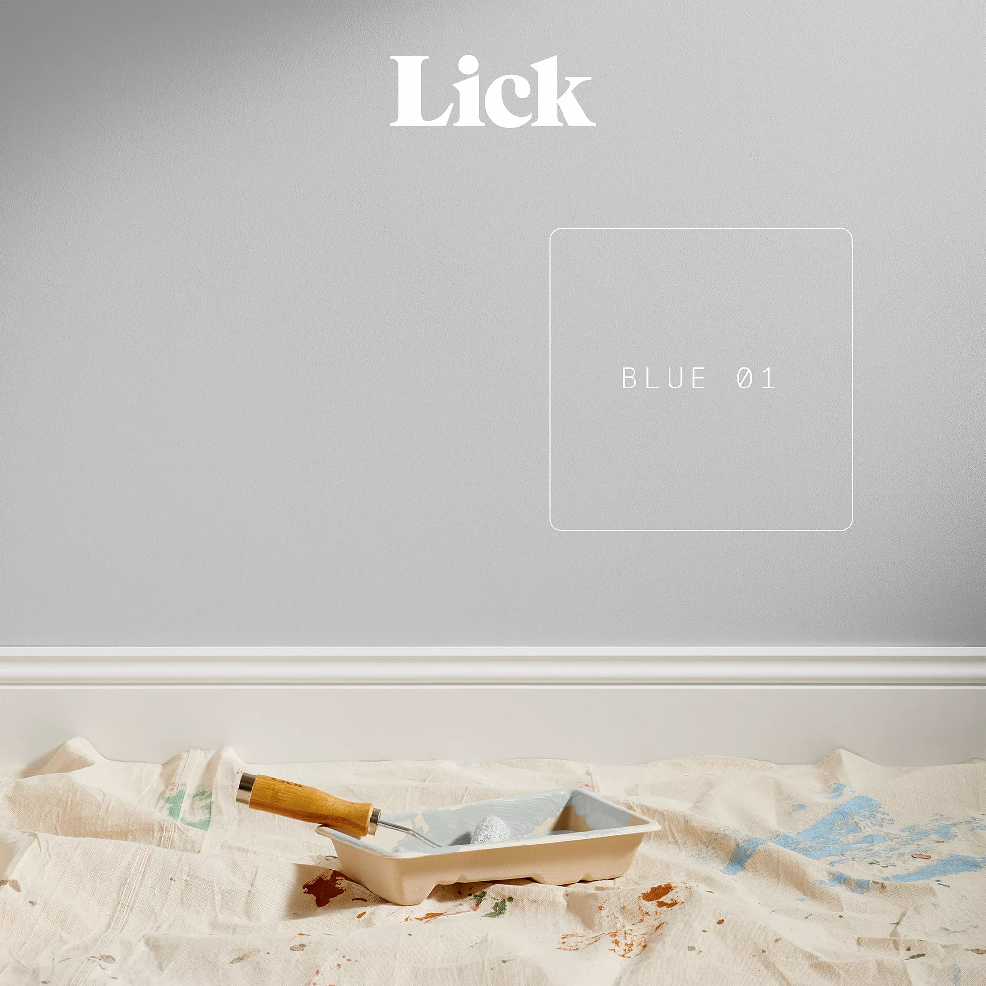 Lick Blue 01 Eggshell Emulsion paint, 2.5L Lick Blue 01 Eggshell Emulsion Paint, 2.5L -Home Paint Store lick blue 01 eggshell emulsion paint 2 5l5060756110526 06i bq