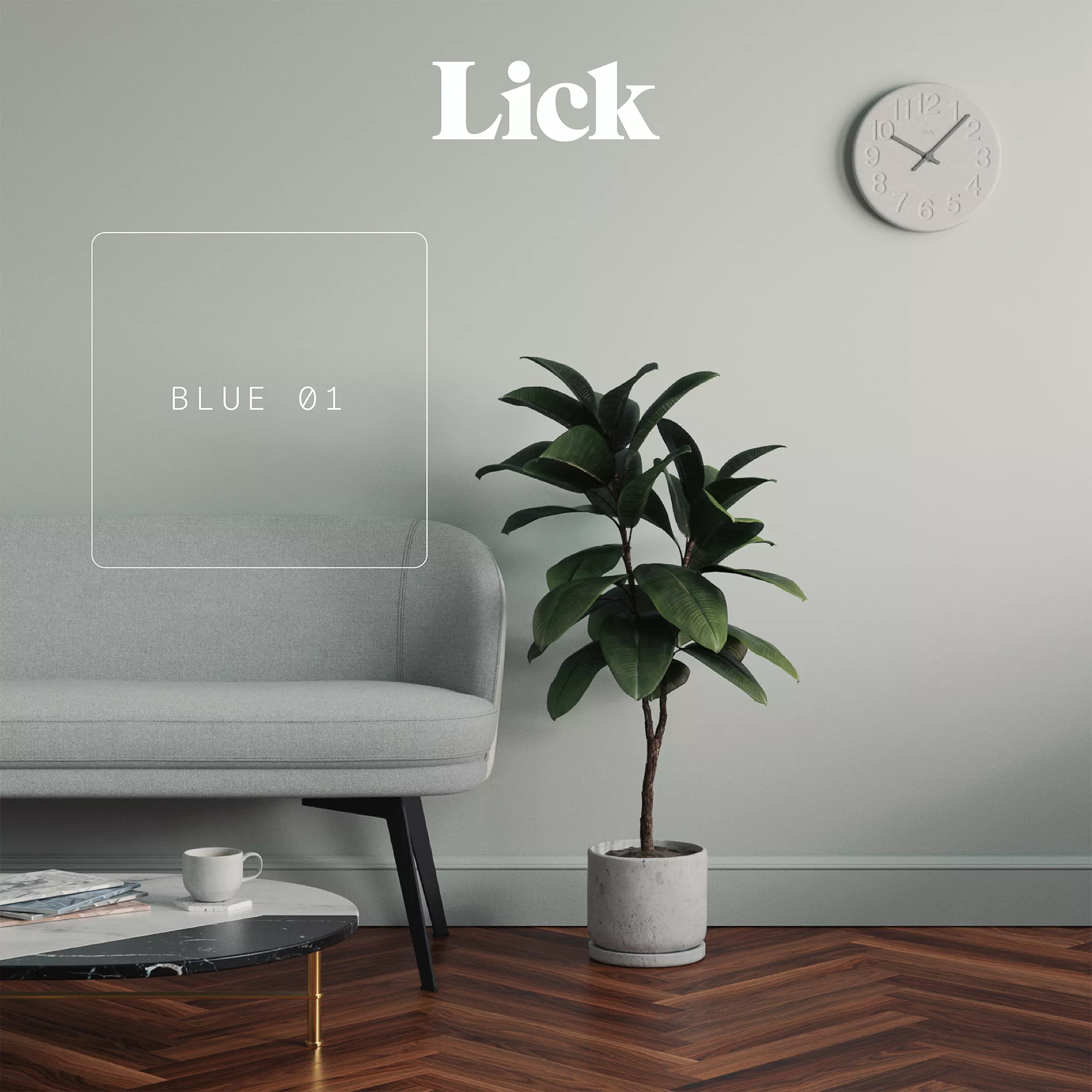 Lick Blue 01 Eggshell Emulsion paint, 2.5L Lick Blue 01 Eggshell Emulsion Paint, 2.5L -Home Paint Store lick blue 01 eggshell emulsion paint 2 5l5060756110526 07i bq
