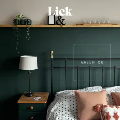 Lick Green 06 Eggshell Emulsion Paint, 2.5L -Home Paint Store lick green 06 eggshell emulsion paint 2 5l5060756112315 07i bq