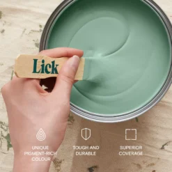 Lick Green 08 Matt Emulsion Paint, 2.5L -Home Paint Store lick green 08 matt emulsion paint 2 5l5060756110625 05i bq