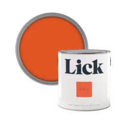 Lick Orange 01 Eggshell Emulsion Paint, 2.5L
