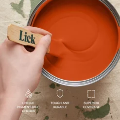 Lick Orange 01 Eggshell Emulsion Paint, 2.5L 5 Lick Orange 01 Eggshell Emulsion Paint, 2.5L -Home Paint Store lick orange 01 eggshell emulsion paint 2 5l5060756112384 05i bq