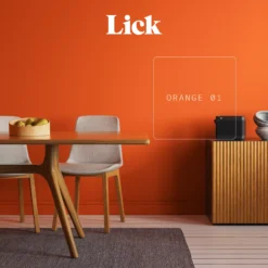 Lick Orange 01 Eggshell Emulsion Paint, 2.5L 4 Lick Orange 01 Eggshell Emulsion Paint, 2.5L -Home Paint Store lick orange 01 eggshell emulsion paint 2 5l5060756112384 08i bq