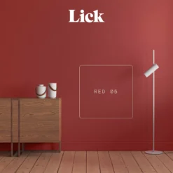 Lick Red 05 Matt Emulsion Paint, 2.5L -Home Paint Store lick red 05 matt emulsion paint 2 5l5060932643268 08i bq