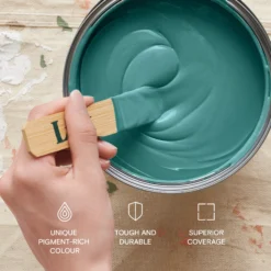 Lick Teal 06 Matt Emulsion Paint, 2.5L -Home Paint Store lick teal 06 matt emulsion paint 2 5l5060932643756 05i bq