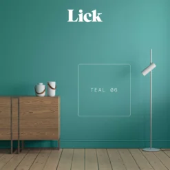 Lick Teal 06 Matt Emulsion Paint, 2.5L -Home Paint Store lick teal 06 matt emulsion paint 2 5l5060932643756 08i bq