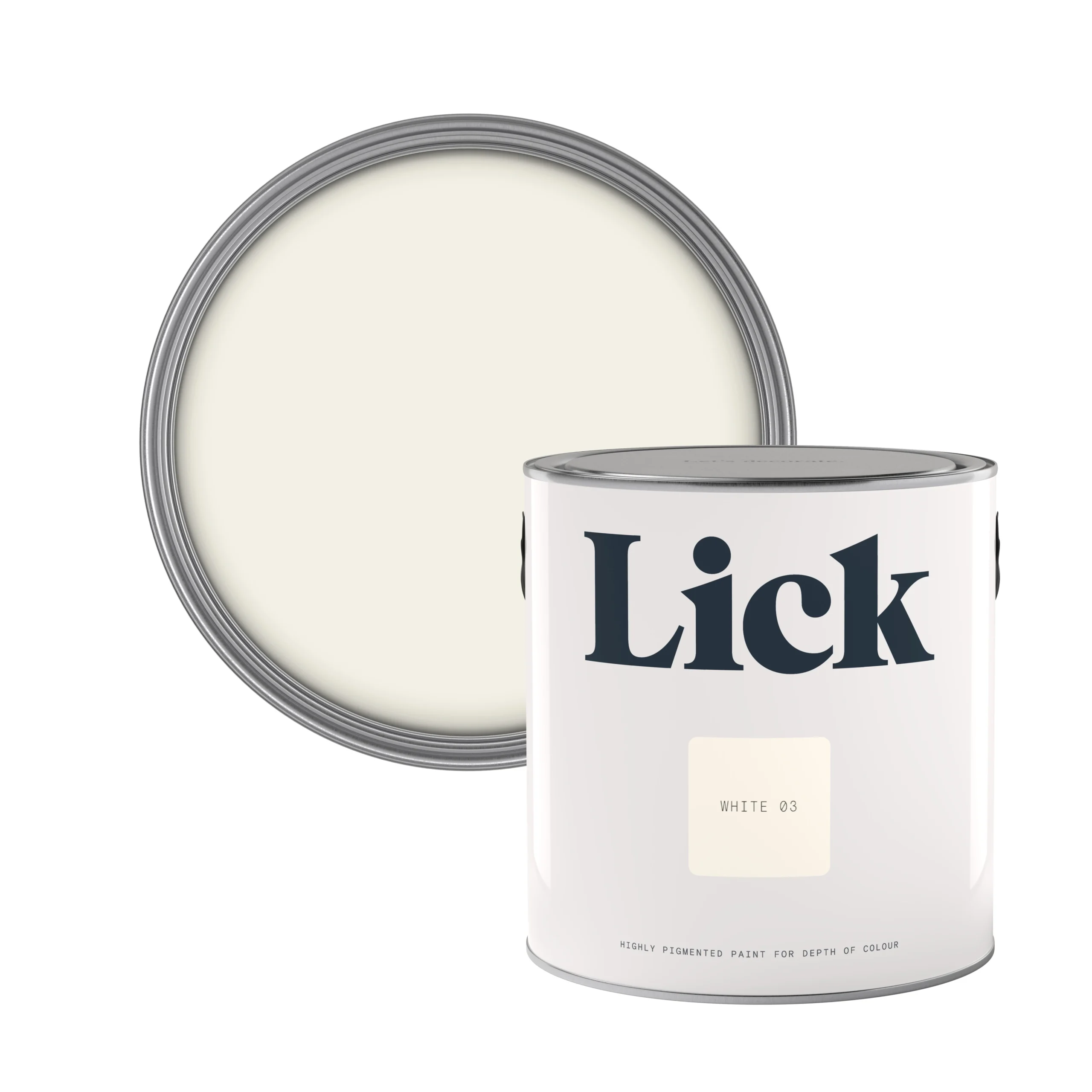 Lick White 03 Matt Emulsion paint, 2.5L Lick White 03 Matt Emulsion Paint, 2.5L -Home Paint Store lick white 03 matt emulsion paint 2 5l5060756110021 01c bq scaled