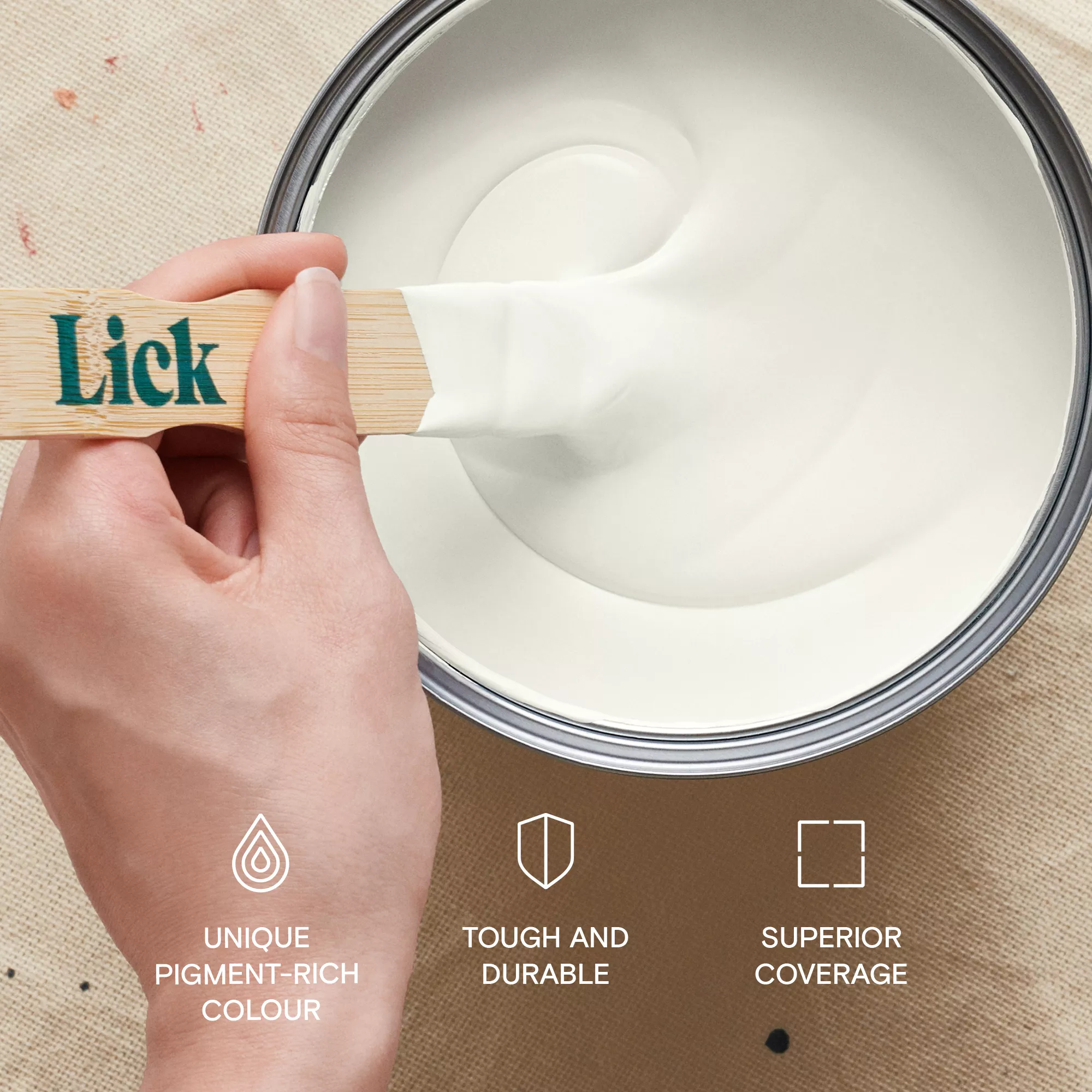 Lick White 03 Matt Emulsion paint, 2.5L Lick White 03 Matt Emulsion Paint, 2.5L -Home Paint Store lick white 03 matt emulsion paint 2 5l5060756110021 05i bq