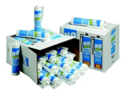 No Nonsense Silicone White Silicone-based Bathroom & Kitchen Sanitary Sealant, 310ml, Pack Of 12