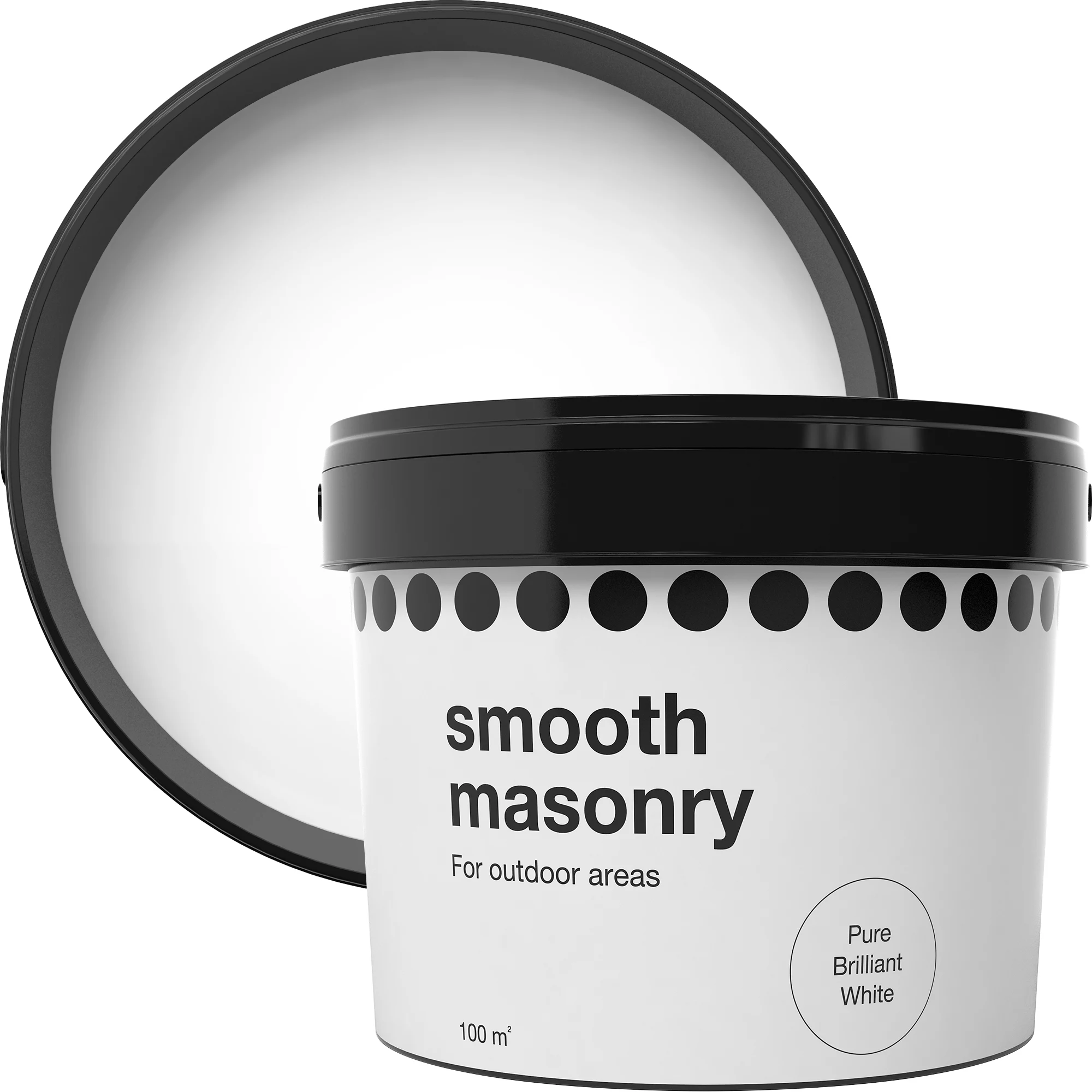 Pure brilliant white Smooth Matt Masonry paint, 10L Pure Brilliant White Smooth Matt Masonry Paint, 10L -Home Paint Store pure brilliant white smooth matt masonry paint 10l3663602521501 02c bq