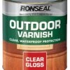 Ronseal Clear Gloss Wood Varnish, 0.25L