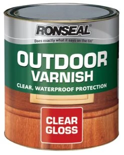 Ronseal Clear Gloss Wood Varnish, 0.25L