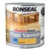 Ronseal Diamond Hard Light Oak Satin Floor Wood Varnish, 2.5L