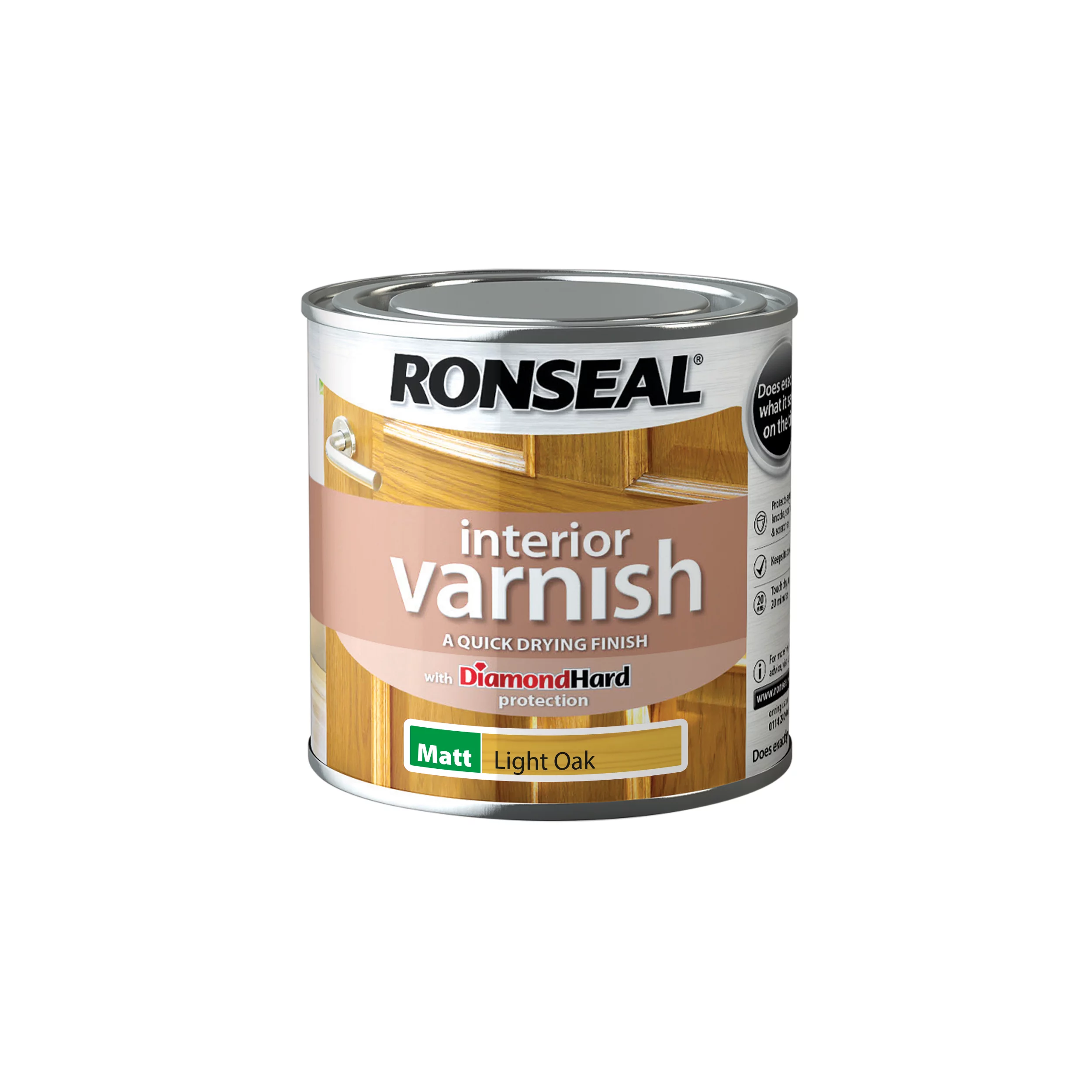 Ronseal Interior Oak Matt Varnish, 250ml Ronseal Interior Oak Matt Varnish, 250ml -Home Paint Store ronseal interior oak matt varnish 250ml5010214894284 08c bq