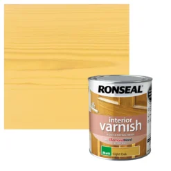 Ronseal Interior Oak Matt Varnish, 750ml 2 Ronseal Interior Oak Matt Varnish, 750ml -Home Paint Store ronseal interior oak matt varnish 750ml5010214894291 01c bq