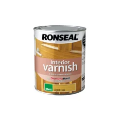 Ronseal Interior Oak Matt Varnish, 750ml 3 Ronseal Interior Oak Matt Varnish, 750ml -Home Paint Store ronseal interior oak matt varnish 750ml5010214894291 08c bq