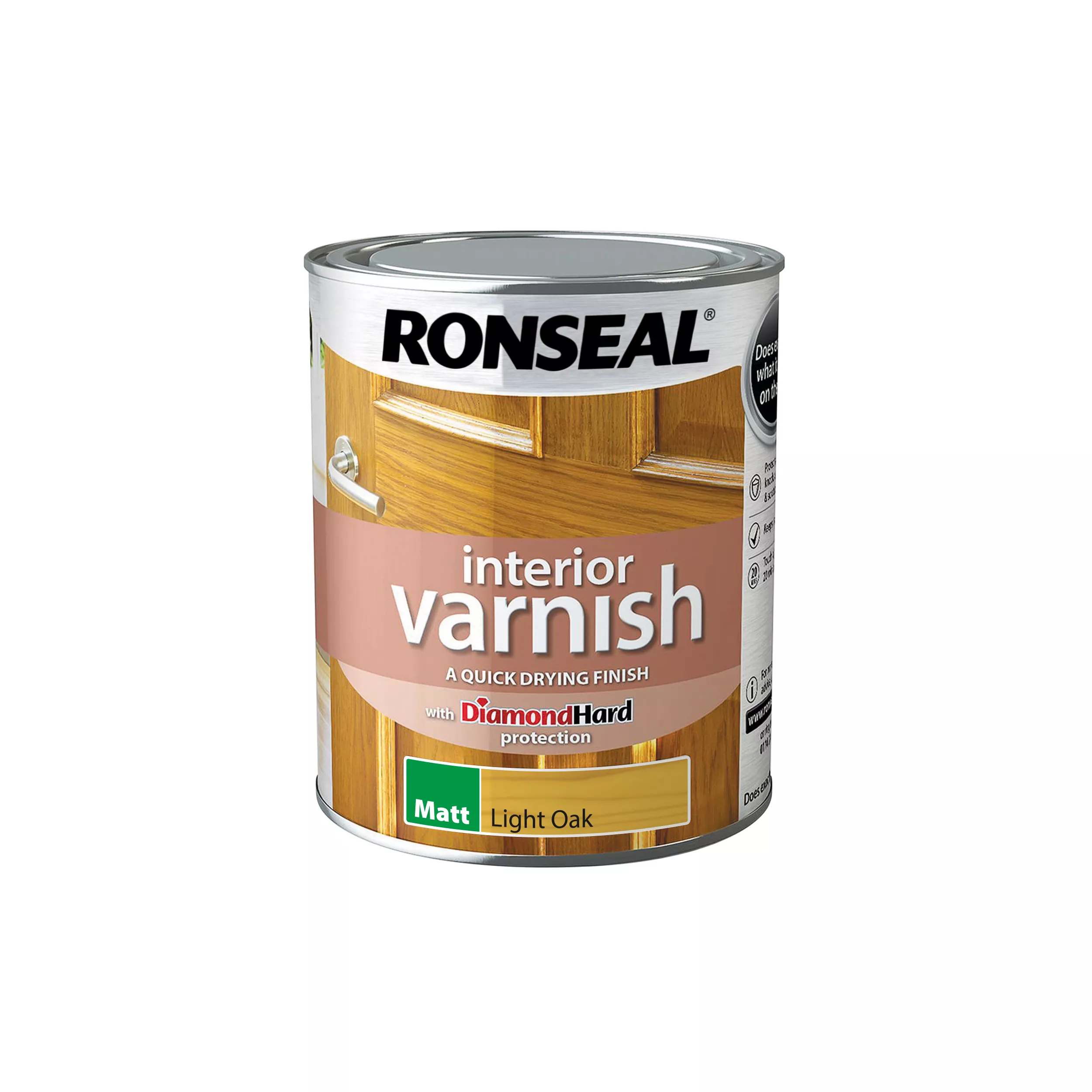 Ronseal Interior Oak Matt Varnish, 750ml Ronseal Interior Oak Matt Varnish, 750ml -Home Paint Store ronseal interior oak matt varnish 750ml5010214894291 08c bq