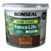 Ronseal One Coat Fence Life Harvest Gold Matt Fence & Shed Treatment, 9L