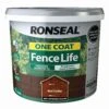 Ronseal One Coat Fence Life Red Cedar Matt Fence & Shed Treatment, 9L