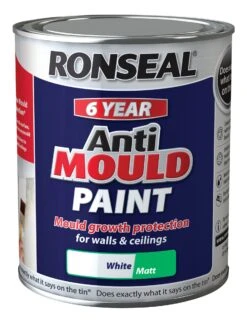 Ronseal Problem Wall White Matt Anti-mould Paint, 0.75L