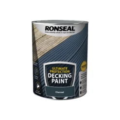 Home Paint Store -Home Paint Store ronseal ultimate protection matt charcoal decking paint 5l5010214891443 08c