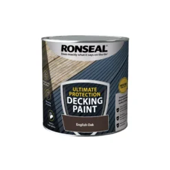 Home Paint Store -Home Paint Store ronseal ultimate protection matt english oak decking paint 2 5l5010214891481 08c