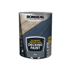 Home Paint Store -Home Paint Store ronseal ultimate protection matt slate decking paint 5l5010214891603 08c