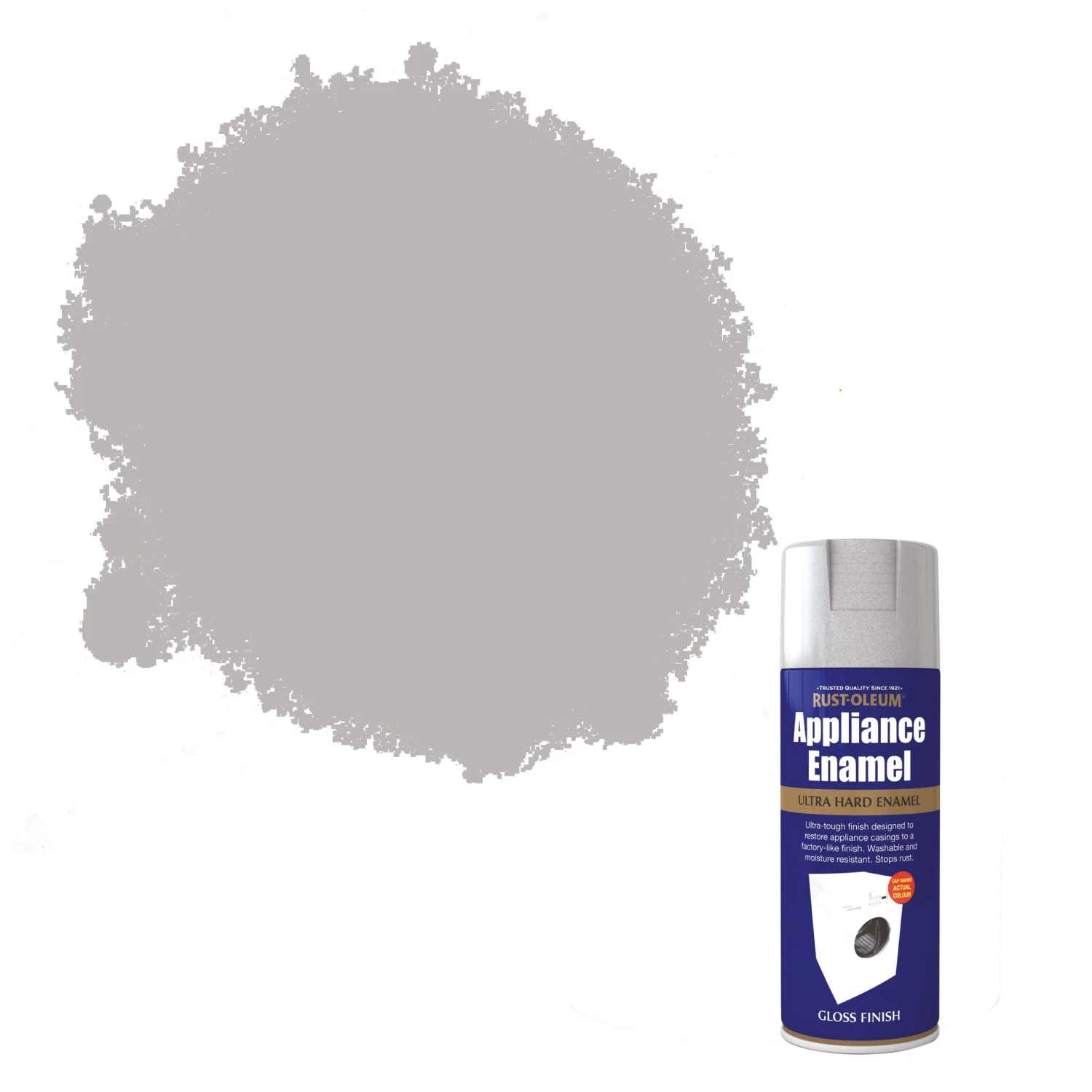 Rust-Oleum Appliance enamel Gloss Stainless steel effect Spray paint, 400ml Rust-Oleum Appliance Enamel Gloss Stainless Steel Effect Spray Paint, 400ml -Home Paint Store rust oleum appliance enamel gloss stainless steel effect spray paint 400ml5013296950572 02c bq scaled