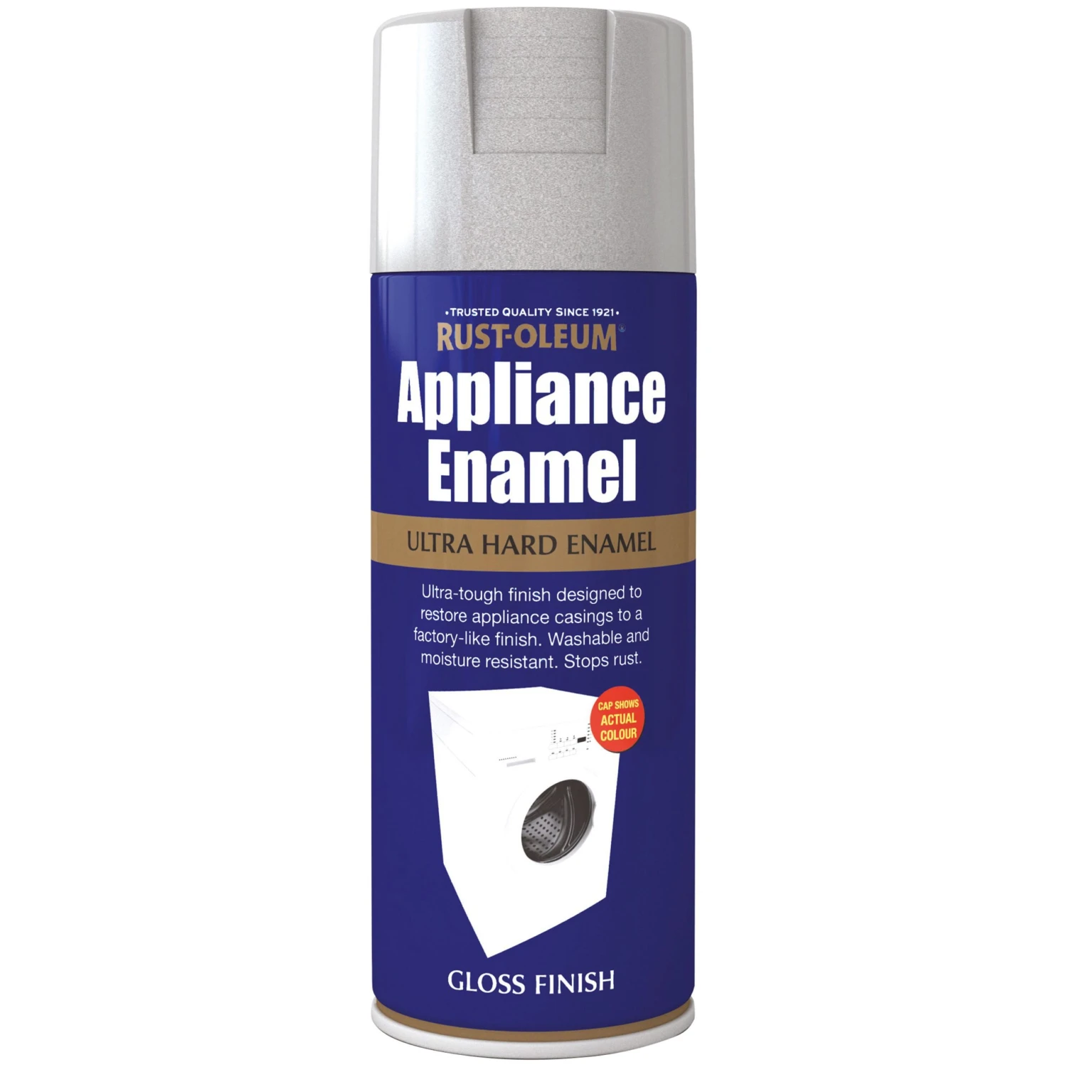 Rust-Oleum Appliance enamel Gloss Stainless steel effect Spray paint, 400ml Rust-Oleum Appliance Enamel Gloss Stainless Steel Effect Spray Paint, 400ml -Home Paint Store rust oleum appliance enamel gloss stainless steel effect spray paint 400ml5013296950572 08c bq scaled