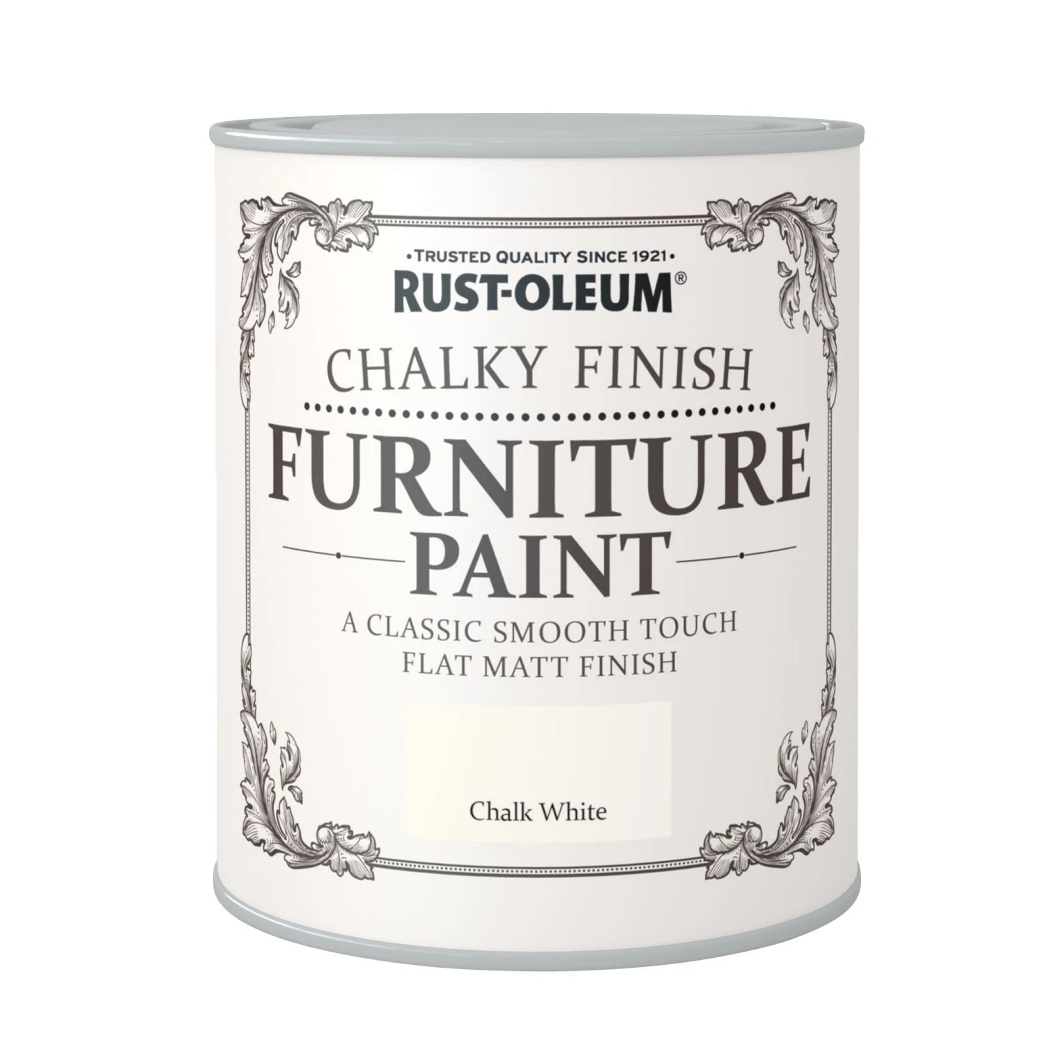 Rust-Oleum Chalk white Chalky effect Matt Furniture paint, 750ml Rust-Oleum Chalk White Chalky Effect Matt Furniture Paint, 750ml -Home Paint Store rust oleum chalk white chalky effect matt furniture paint 750ml5013296031066 08c bq