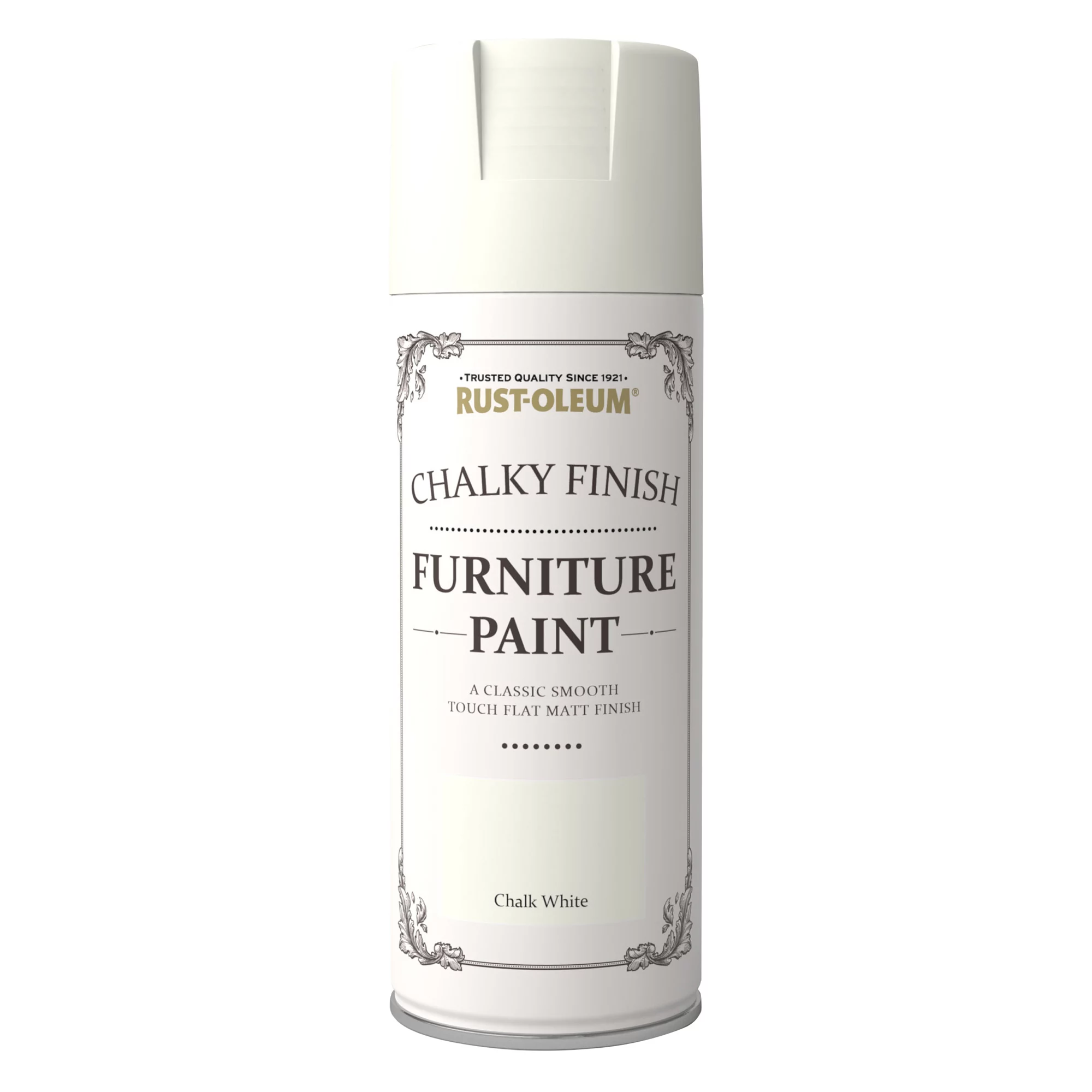 Rust-Oleum Chalk white Flat matt Furniture paint, 400ml Rust-Oleum Chalk White Flat Matt Furniture Paint, 400ml -Home Paint Store rust oleum chalk white flat matt furniture paint 400ml5013296940856 08c bq