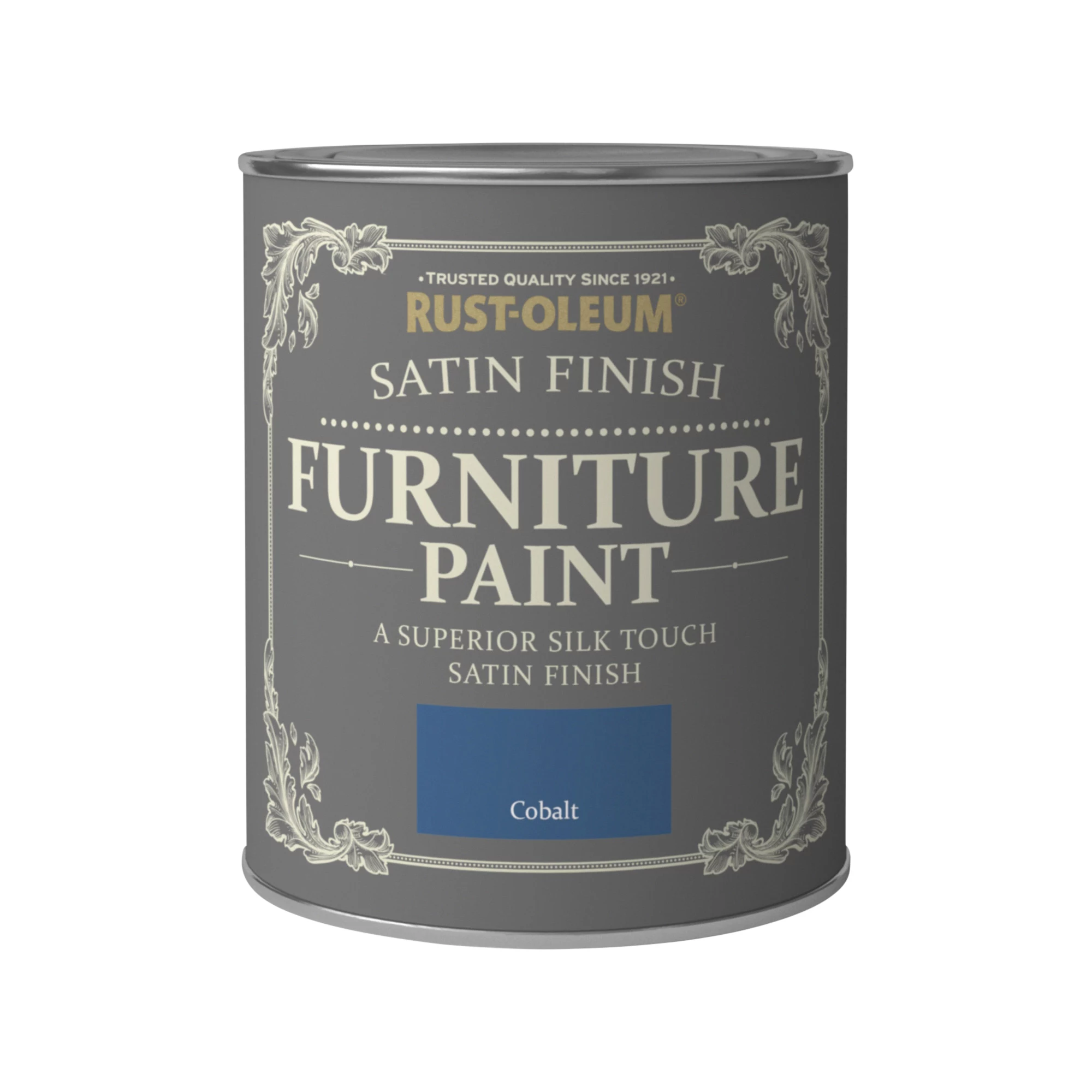 Rust-Oleum Cobalt Satinwood Furniture paint, 750ml Rust-Oleum Cobalt Satinwood Furniture Paint, 750ml -Home Paint Store rust oleum cobalt satinwood furniture paint 750ml5013296037334 08c bq