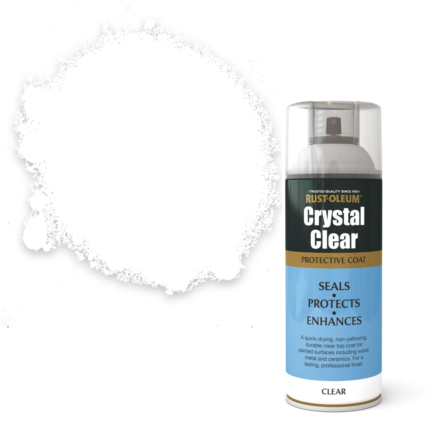 Rust-Oleum Crystal clear Semi-gloss Lacquer Spray paint, 400ml Rust-Oleum Crystal Clear Semi-gloss Lacquer Spray Paint, 400ml -Home Paint Store rust oleum crystal clear semi gloss lacquer spray paint 400ml5013296950107 02c bq scaled