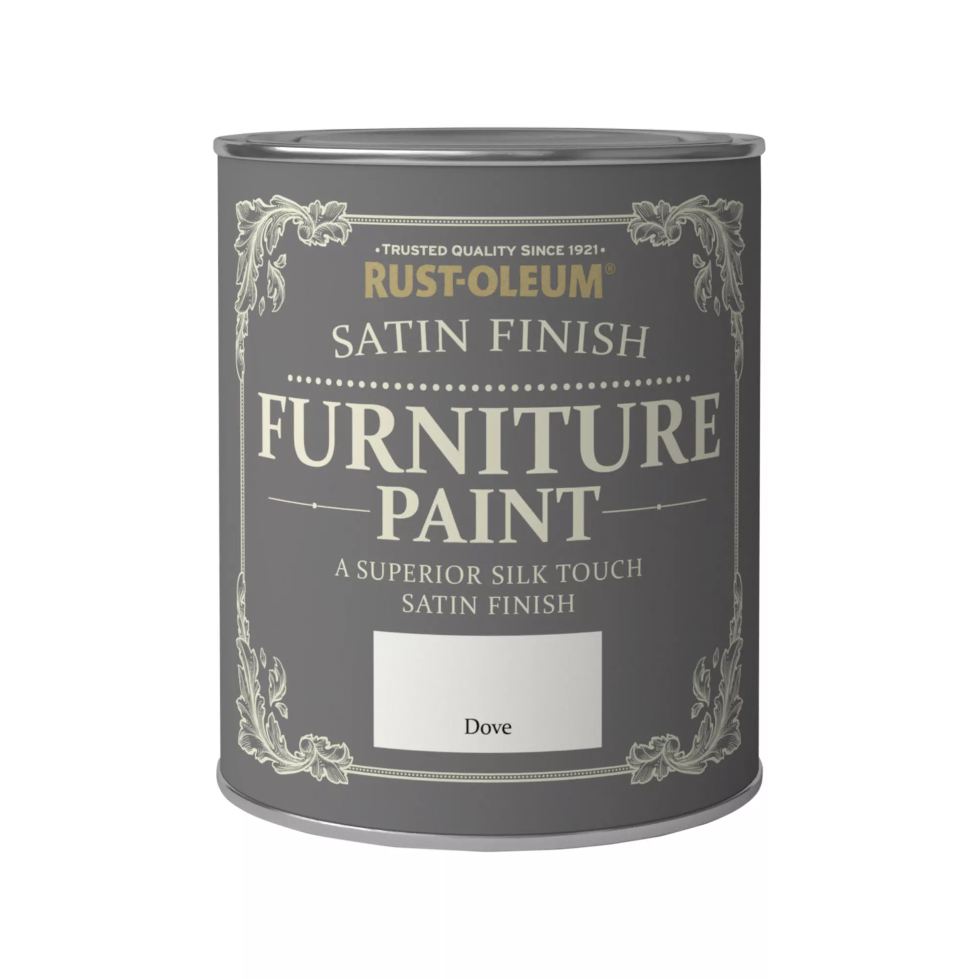 Rust-Oleum Dove Satinwood Furniture paint, 750ml Rust-Oleum Dove Satinwood Furniture Paint, 750ml -Home Paint Store rust oleum dove satinwood furniture paint 750ml5013296037303 08c bq